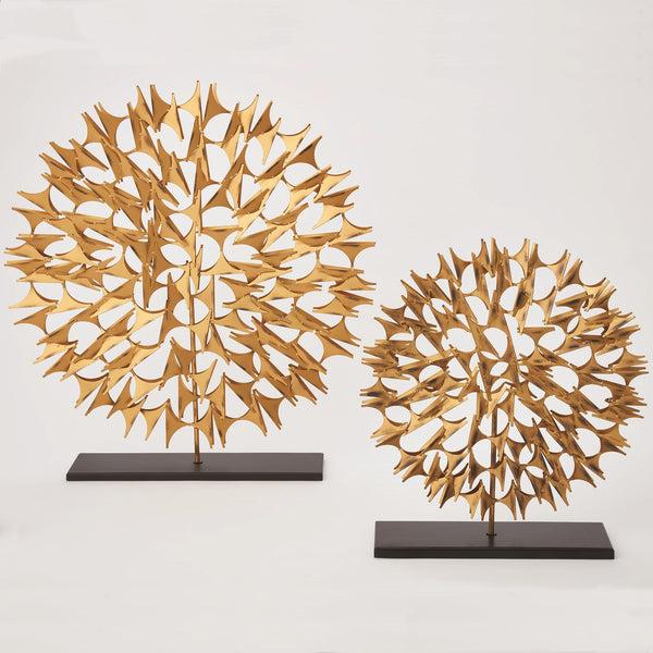 Safavieh Cosmos Sculpture-Gold-Lg | Global Views - 9.92007