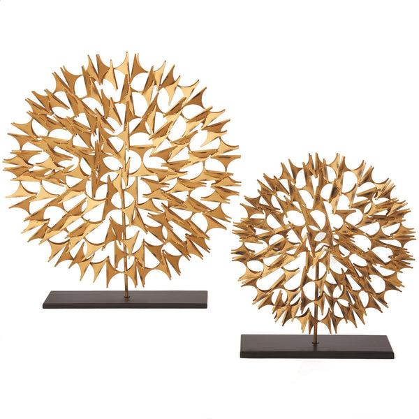 Safavieh Cosmos Sculpture-Gold-Lg | Global Views - 9.92007