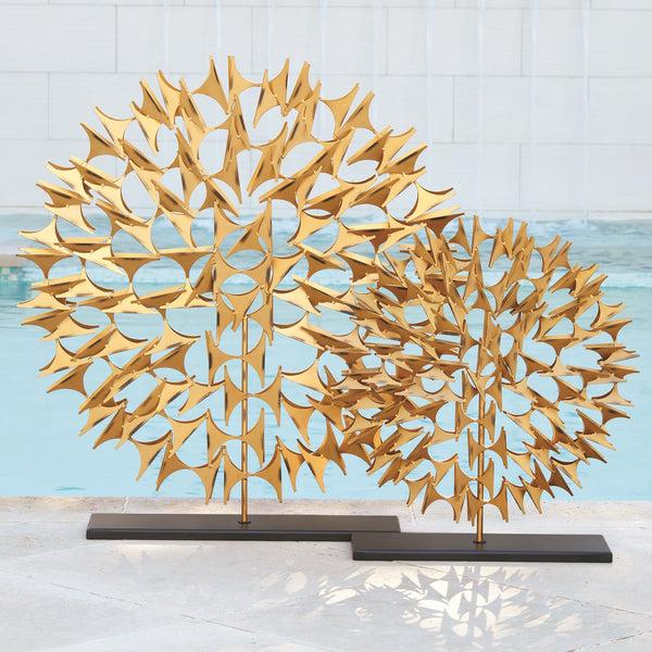 Safavieh Cosmos Sculpture-Gold-Lg | Global Views - 9.92007