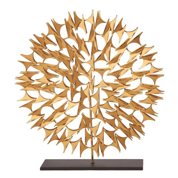 safavieh Cosmos Sculpture-Gold-Lg | Global Views - 9.92007