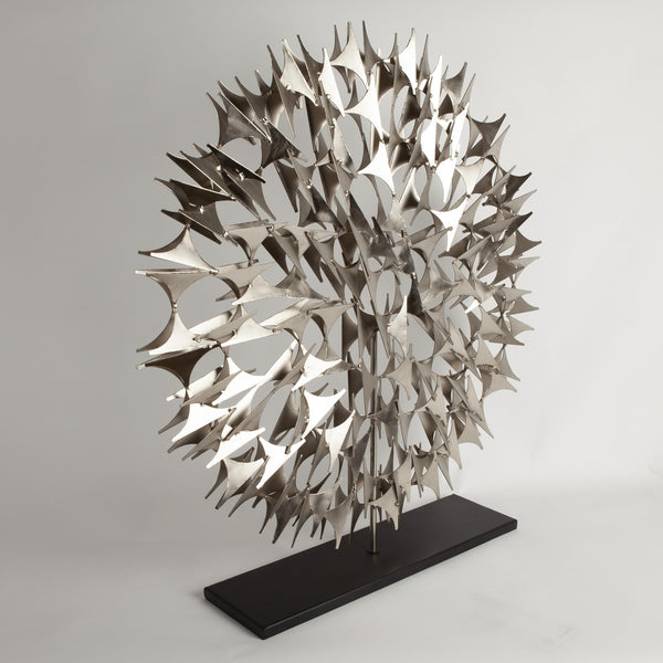 Safavieh Cosmos Sculpture-Nickel-Lg | Global Views - 9.92005