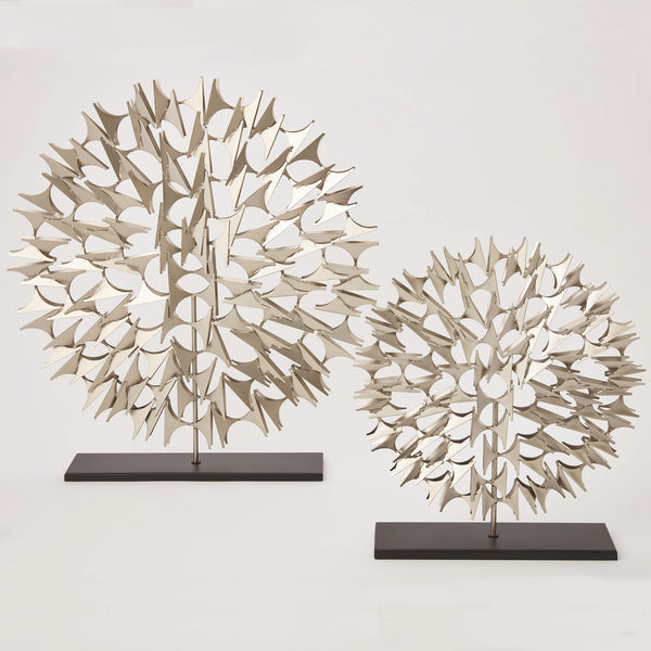 Safavieh Cosmos Sculpture-Nickel-Lg | Global Views - 9.92005