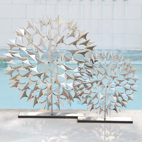 Safavieh Cosmos Sculpture-Nickel-Lg | Global Views - 9.92005