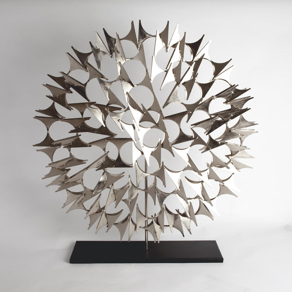 safavieh Cosmos Sculpture-Nickel-Lg | Global Views - 9.92005