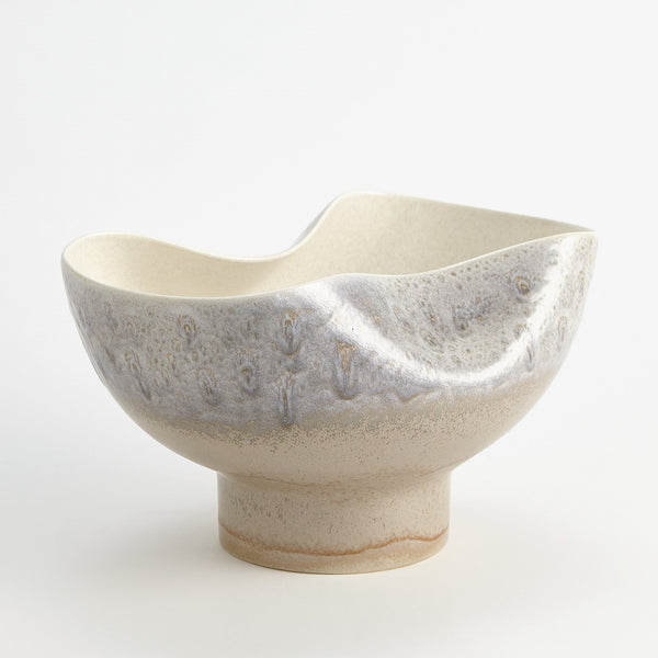 Safavieh Cream Rises Dented Bowl | Global Views - 1.10808