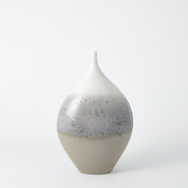 safavieh Cream Rises Vase-Wide-Lg | Global Views - 1888
