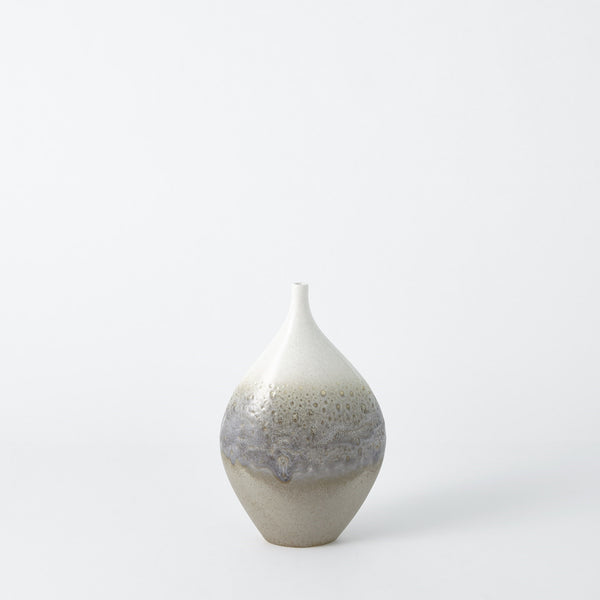 safavieh Cream Rises Vase-Wide-Sm | Global Views - 1889