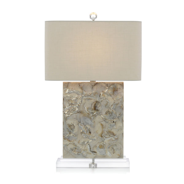 safavieh Creamy White and Sultry Grey Table Lamp | John-Richard - JRL-10215