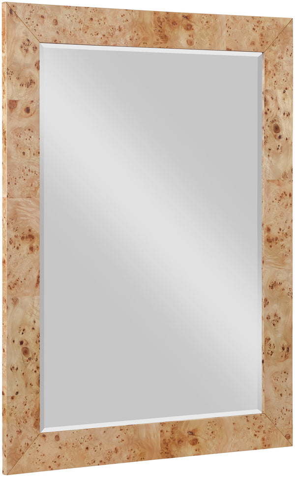 Safavieh Cresthill Natural Burl Wood Frame Mirror | Meridian Furniture - 269-M
