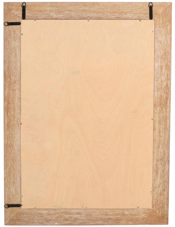 Safavieh Cresthill White Oak Wood Frame Mirror | Meridian Furniture - 272-M