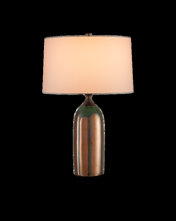 safavieh Cuprum Table Lamp - Green | Currey & Co - 6000-1000