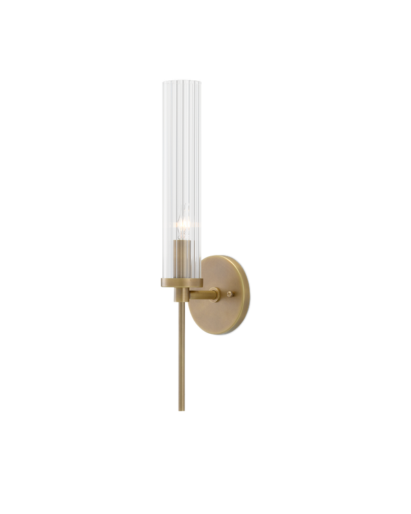 safavieh Currey & Co Bellings Brass Wall Sconce | 5800-0004
