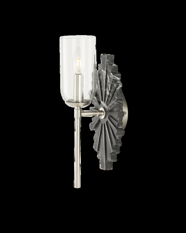 safavieh Currey & Co Benthos Black Wall Sconce | 5800-0025