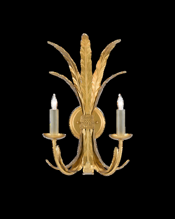 safavieh Currey & Co Bette Gold Wall Sconce | 5000-0188