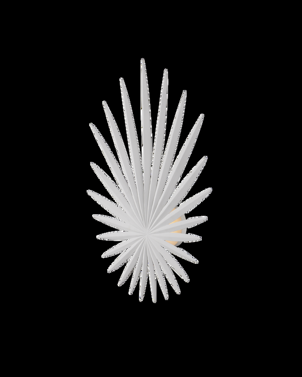 safavieh Currey & Co Bismarkia White Wall Sconce | 5000-0235