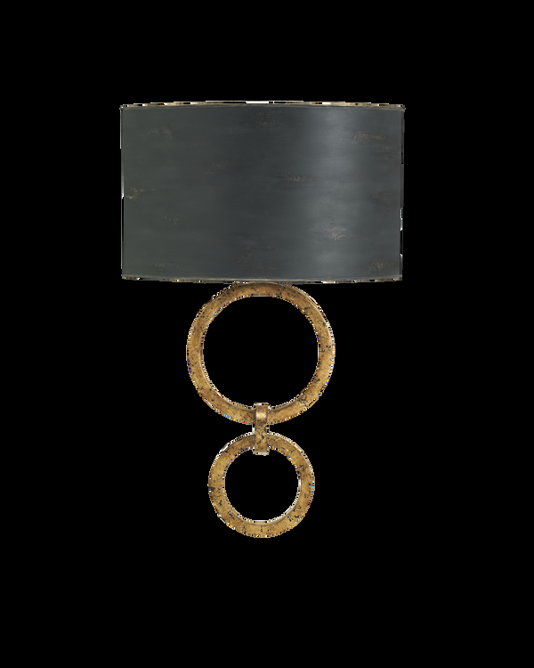 safavieh Currey & Co Bolebrook Black Wall Sconce Black Shade | 5910