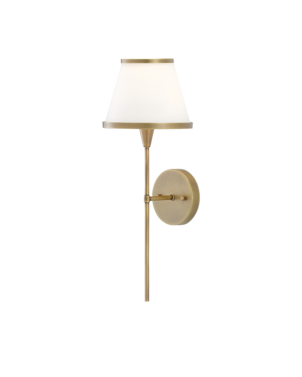 safavieh Currey & Co Brimsley Brass Wall Sconce | 5800-0001