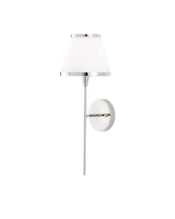 safavieh Currey & Co Brimsley Nickel Wall Sconce | 5800-0002