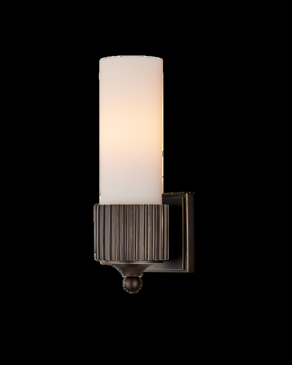 safavieh Currey & Co Bryce Bronze Bath Wall Sconce | 5800-0048
