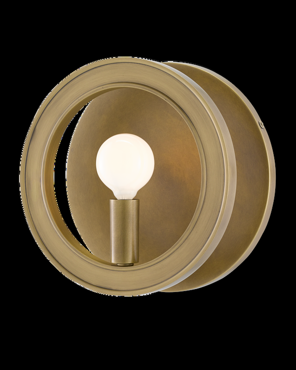 safavieh Currey & Co Chaplet Brass Wall Sconce | 5900-0039