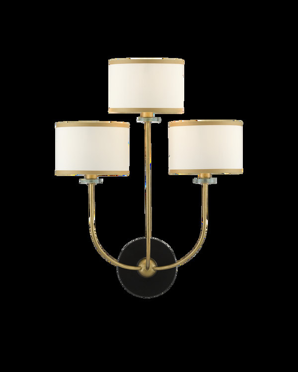 safavieh Currey & Co Croydon Brass Wall Sconce | 5000-0192