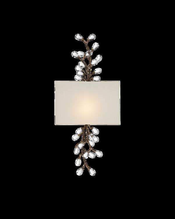safavieh Currey & Co Crystal Bud Tall Wall Sconce | 5900-0051