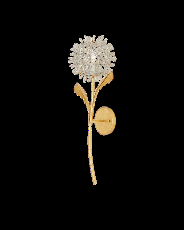 safavieh Currey & Co Dandelion Silver & Gold Wall Sconce | 5000-0250