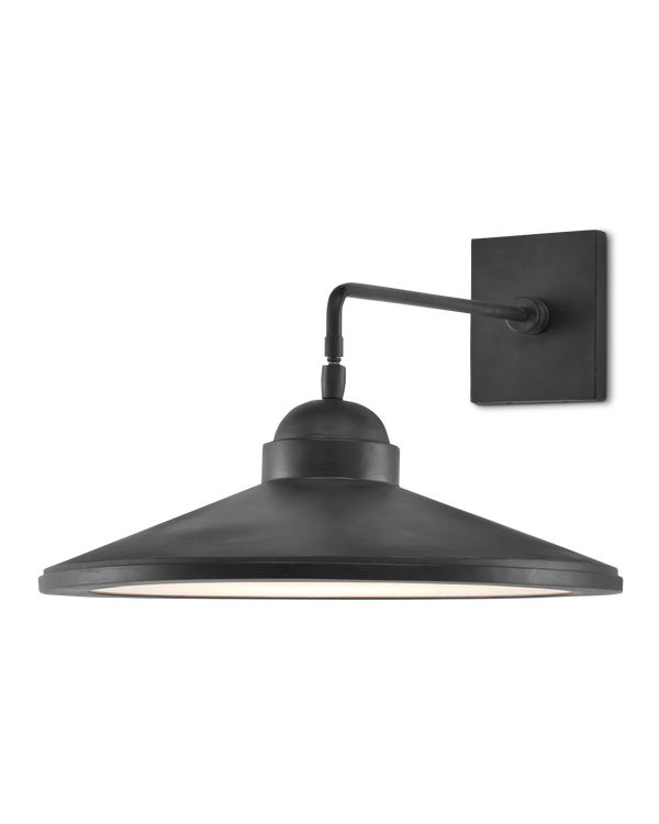 safavieh Currey & Co Ditchley Black Wall Sconce | 5000-0197