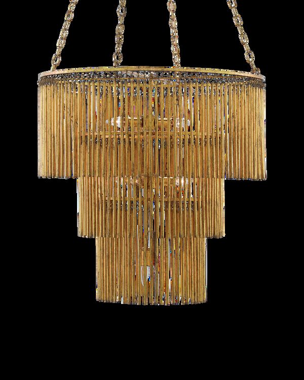 safavieh Currey & Co Mantra Gold Chandelier | 9000-0247