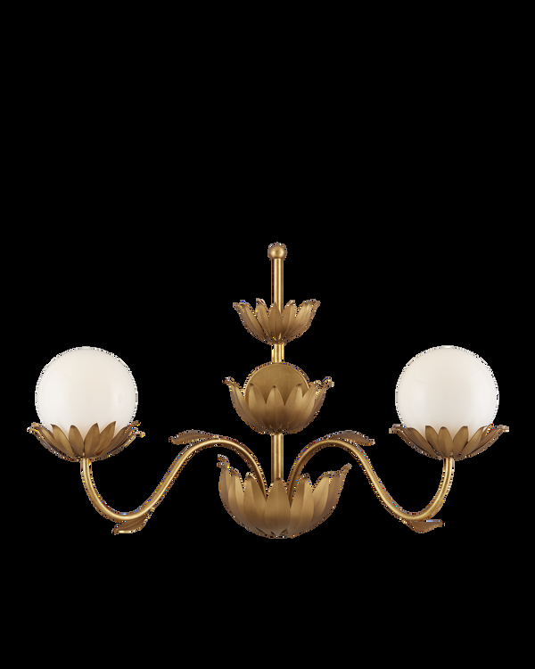 safavieh Currey & Co Mirasole Gold Wall Sconce | 5000-0231