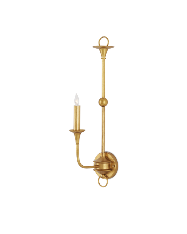 safavieh Currey & Co Nottaway Gold Single-Light Wall Sconce | 5000-0213