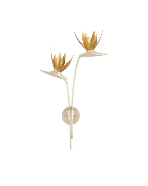safavieh Currey & Co Paradiso Gold & Silver Wall Sconce Right | 5000-0238