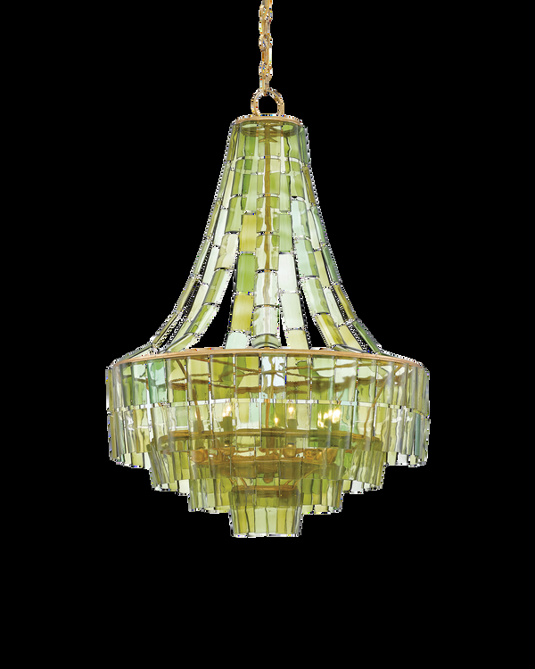 safavieh Currey & Co Vintner Green Chandelier | 9000-0147