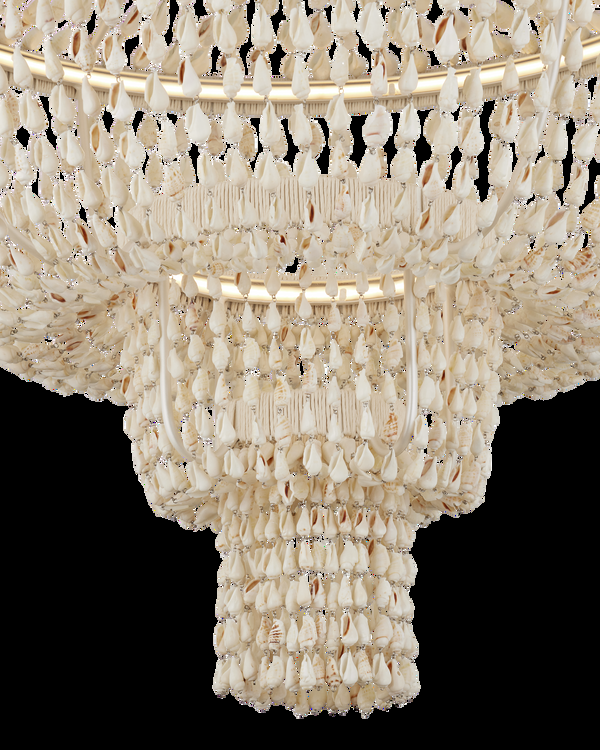 Safavieh Cybele Chandelier - Ivory | Currey & Co - 9000-1242
