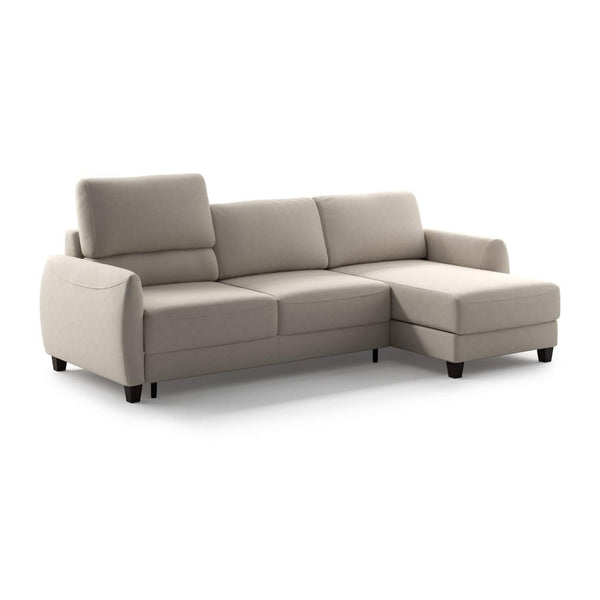 Safavieh Delta Full XL Sectional (Reversible Chaise + Loveseat Sleeper) Cloud 02 - 104/9 Smoked Birch | Luonto Furniture - DELT-BFP+FOU-CLOU/02-104/9-SMB