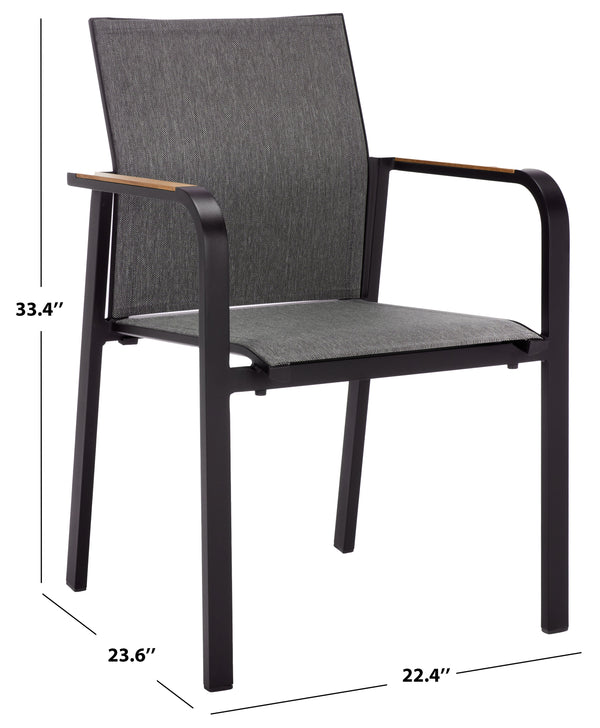 Safavieh Dexter Armchair With Teak Set Of 2 | Safavieh - PAT4050