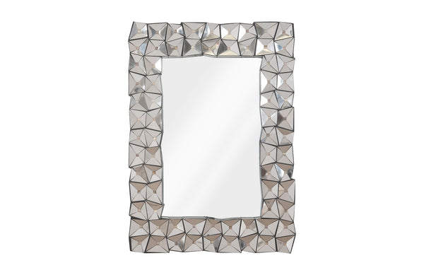 safavieh Divot Mirror Stainless Steel | Phillips Collection - PH100869