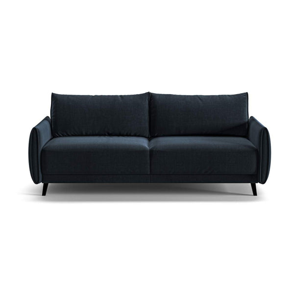 safavieh Dolphin Full XL Sofa Sleeper - Glamour 13 - 133/12 Black | Luonto Furniture - DOLP-DED-GLAM/13-133/12-BK