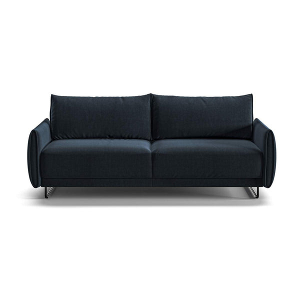 safavieh Dolphin Full XL Sofa Sleeper - Glamour 13 - 226/13 Black | Luonto Furniture - DOLP-DED-GLAM/13-226/12-BK