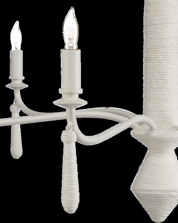 Safavieh Donnybrook Chandelier - Ivory | Currey & Co - 9000-1241