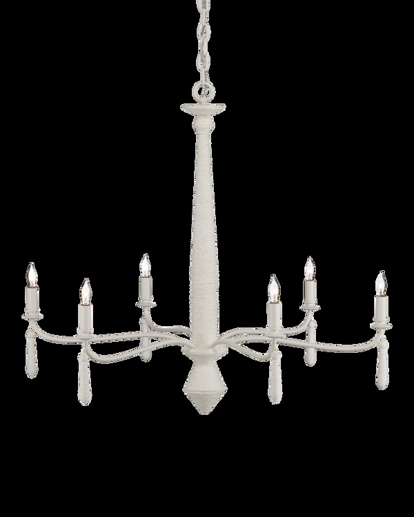 safavieh Donnybrook Chandelier - Ivory | Currey & Co - 9000-1241