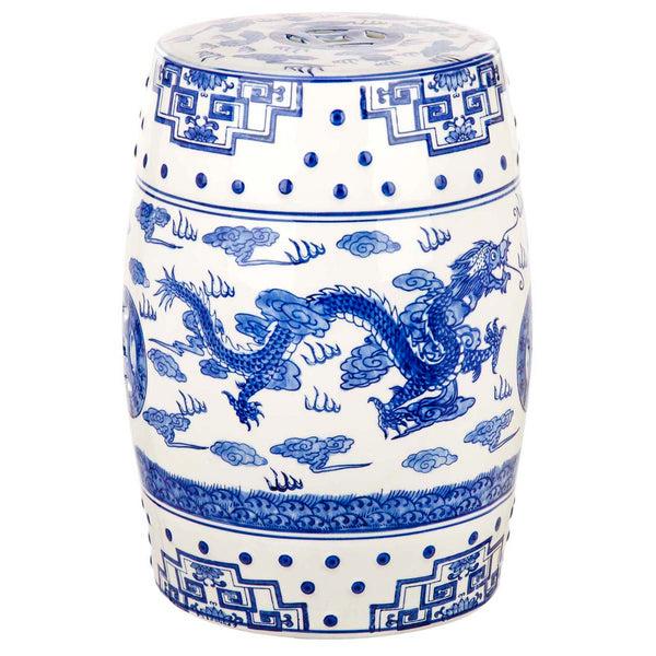 Safavieh Dragon's Breath Chinoiserie Garden Stool | Safavieh - ACS4554
