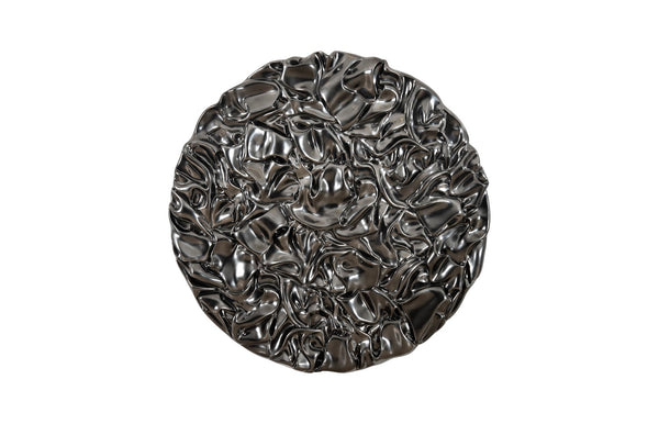 safavieh Drape Wall Art Round Liquid Silver | Phillips Collection - PH107123