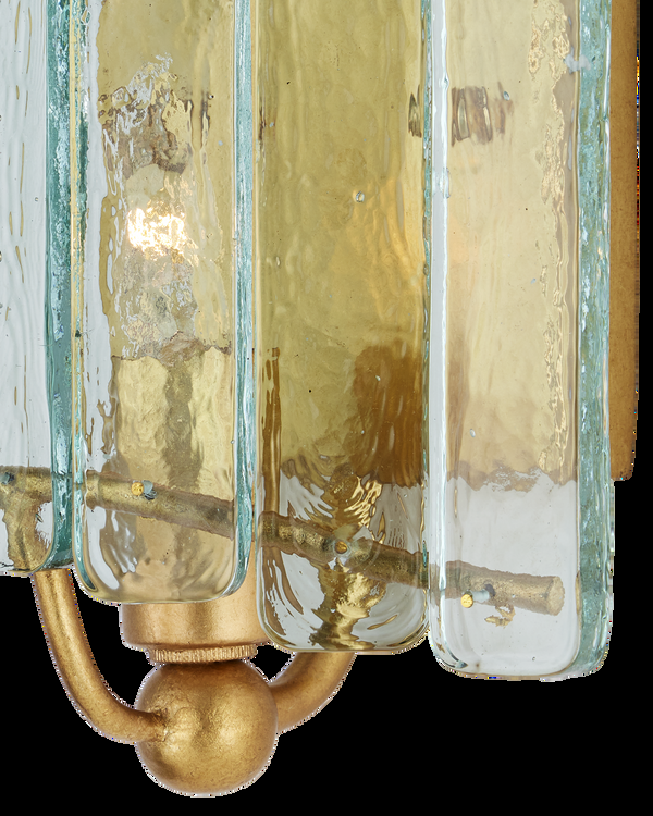 Safavieh Duvernell Wall Sconce - Clear | Currey & Co - 5000-0271