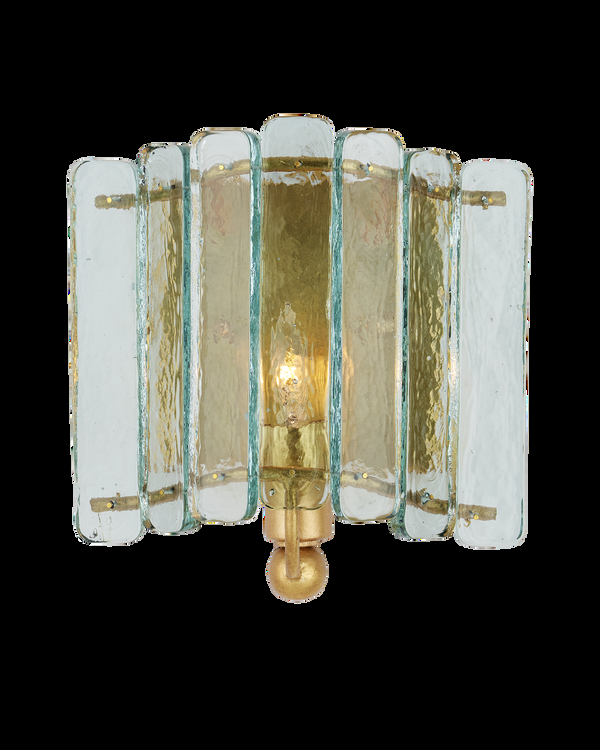 Safavieh Duvernell Wall Sconce - Clear | Currey & Co - 5000-0271