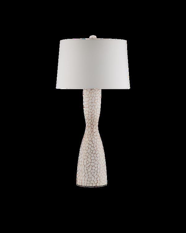 Safavieh Edwell Whitewash Table Lamp | Currey & Co - 6000-0990