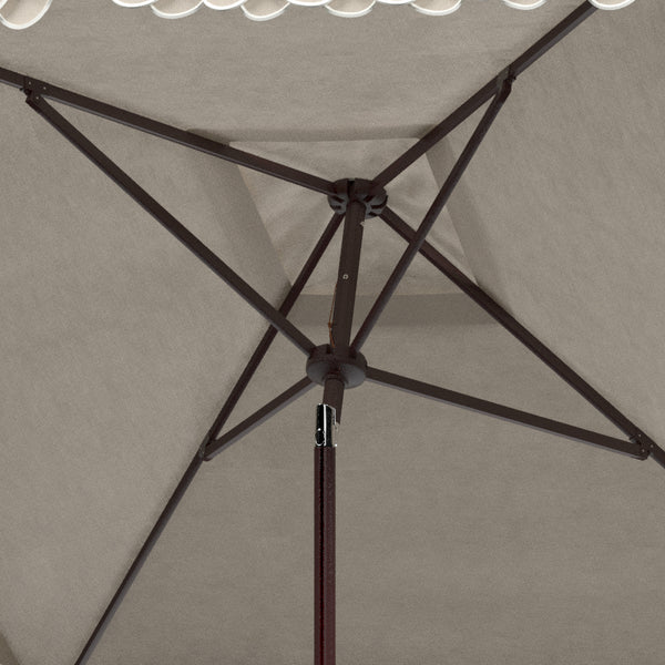 Safavieh Elegant Valance 7.5 Ft Square Umbrella | Safavieh - PAT8406