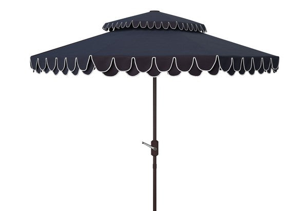Safavieh Elegant Valance 9Ft Double Top Umbrella | Safavieh - PAT8206