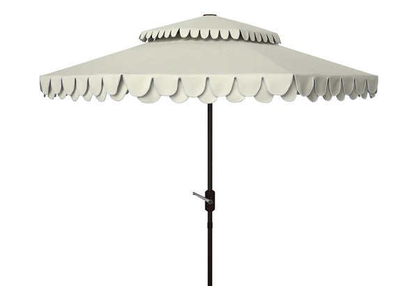 Safavieh Elegant Valance 9Ft Double Top Umbrella | Safavieh - PAT8206