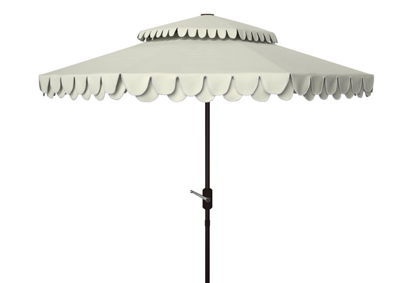 safavieh Elegant Valance 9Ft Double Top Umbrella | Safavieh - PAT8206
